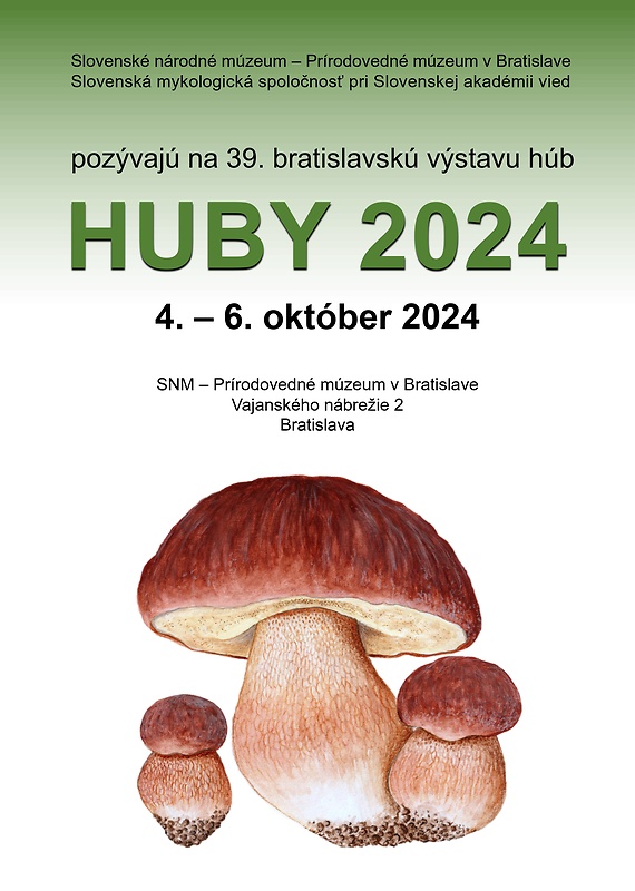 39. výstava "HUBY 2024" v Bratislave