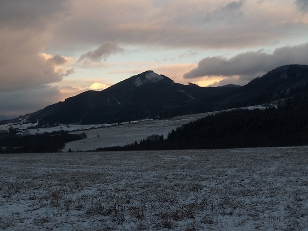 vrch Čipčie 920 m.n.m., pohľad od Medzihorskej doliny