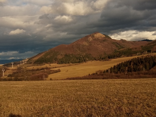 vrch Čipčie 920 m.n.m., pohľad od Medzihorskej doliny