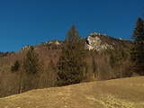 vrch Boboty 1087 m.n.m. od hotela Boboty